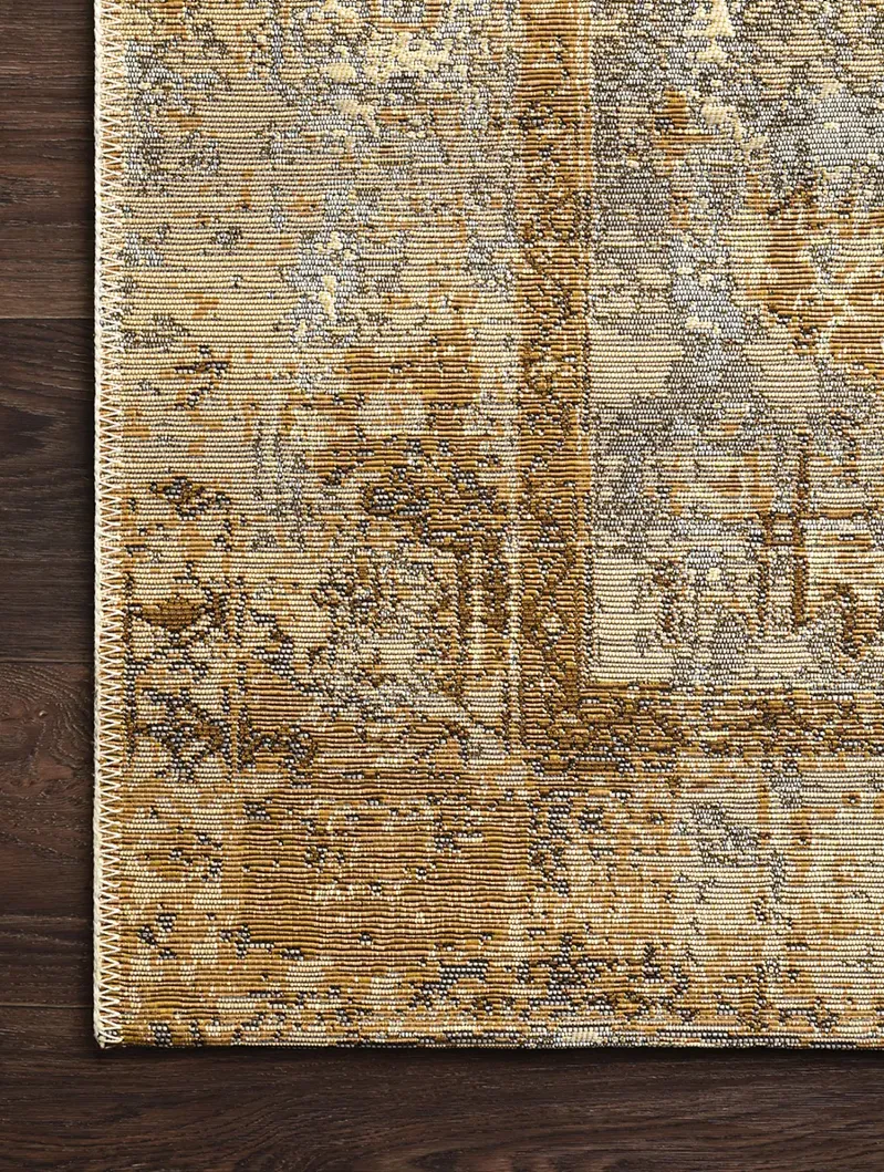 Mika MIK11 Antique Ivory/Copper 3'11" x 5'11" Rug