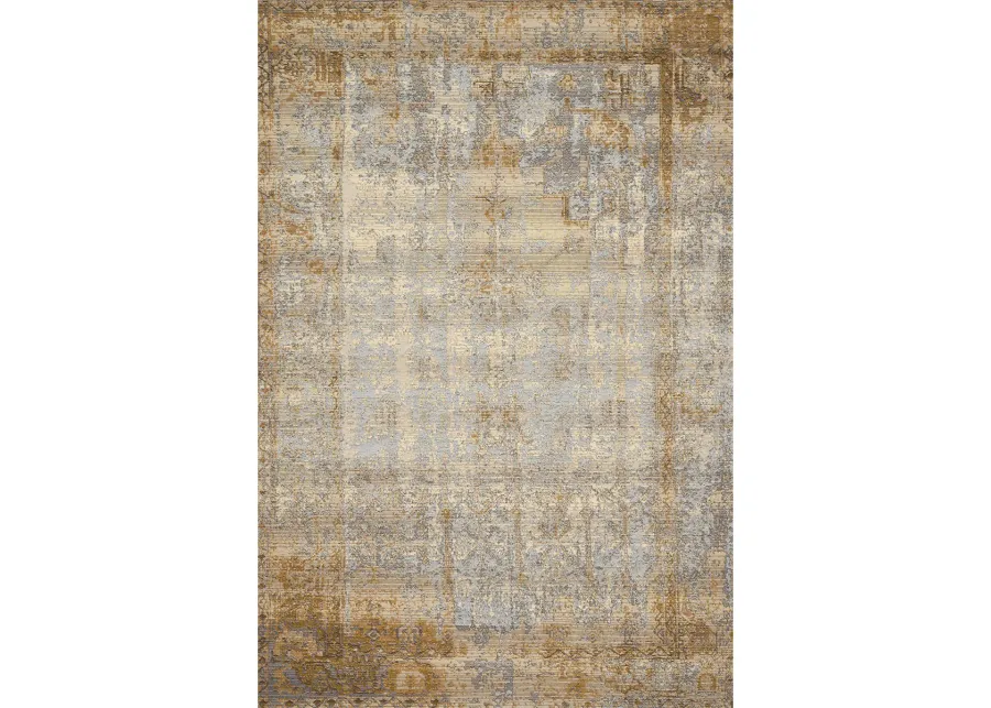 Mika MIK11 Antique Ivory/Copper 3'11" x 5'11" Rug