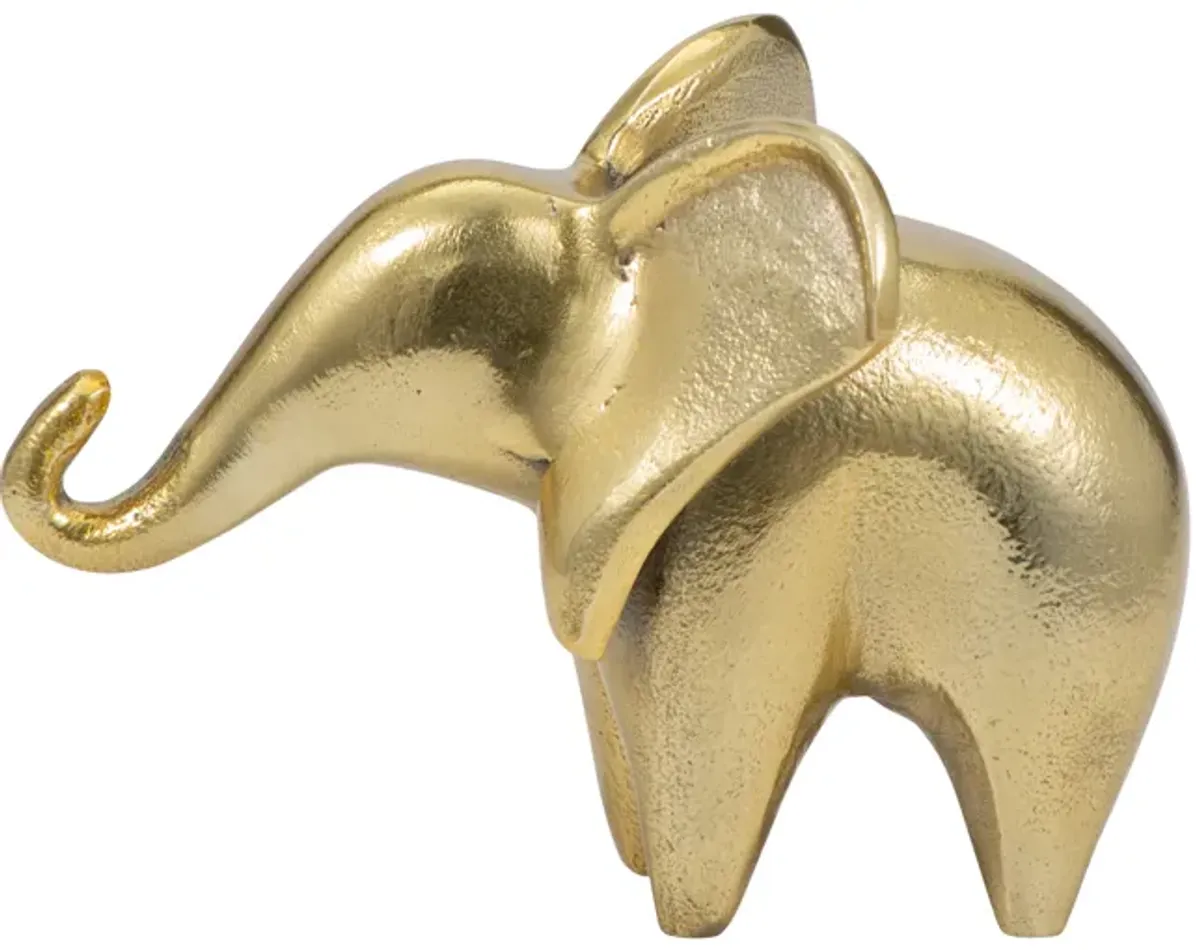 Solid Trunk Up Elephant Deco