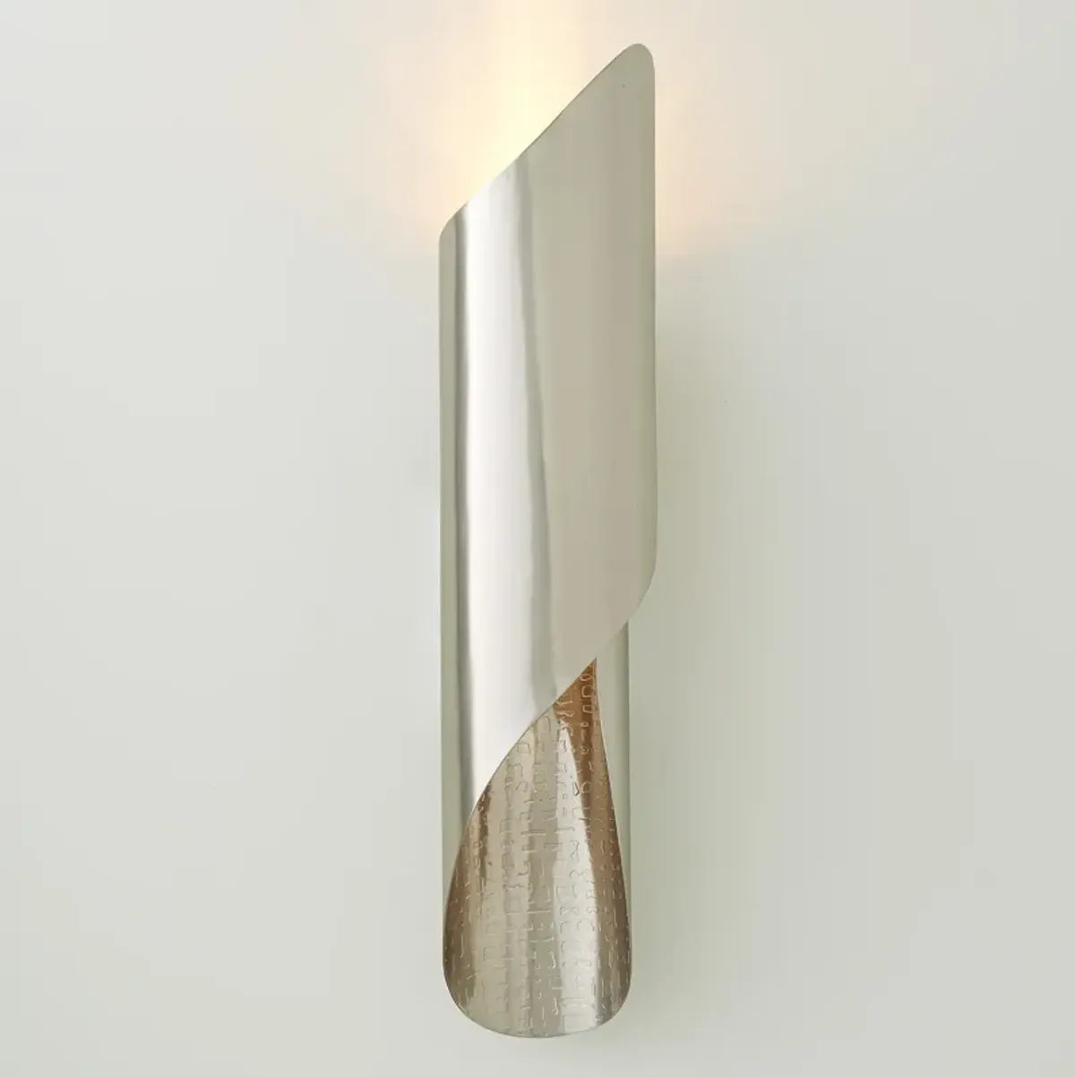 Curl Wall Sconce- Silver