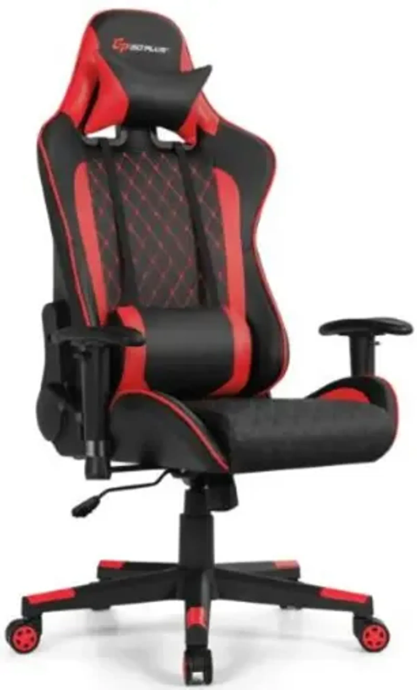 Hivvago Massage Gaming Chair with Lumbar Support and Headrest