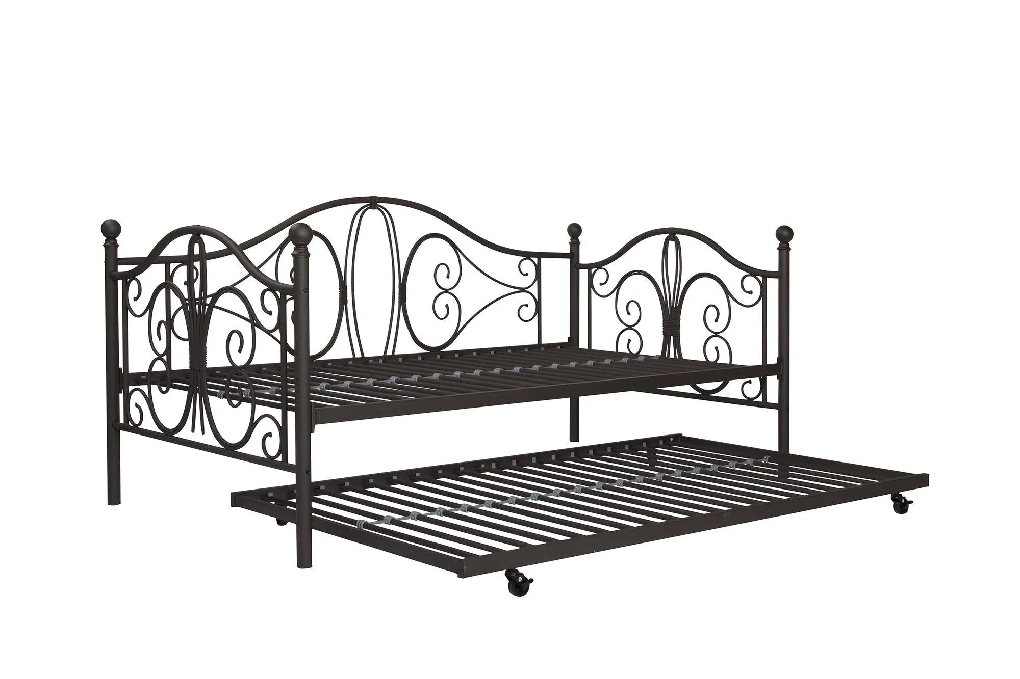 Atwater Living Bradford Metal Twin Daybed & Trundle, Bronze