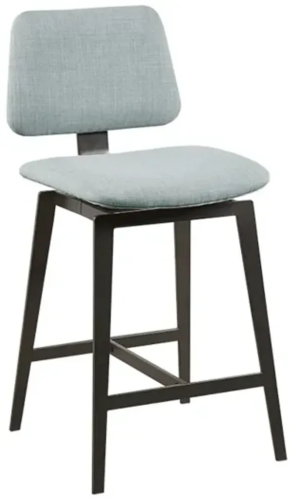 Gracie Mills Antone Elegant 25"H Swivel Counter Stool