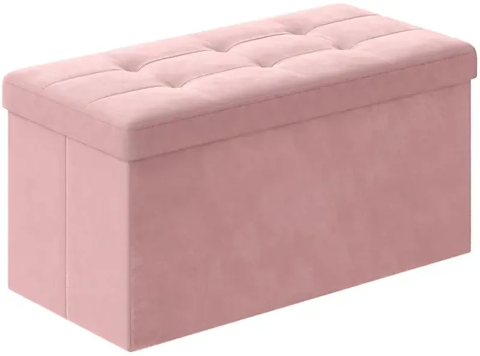 Foldable Storage Ottoman Bench for Space-Saving and Versatile Storage Solutions