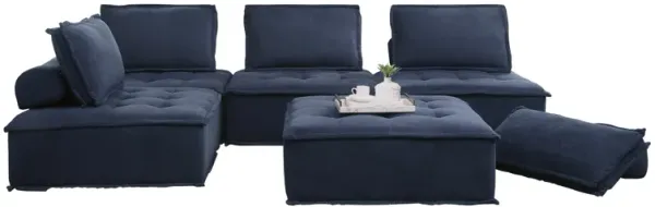 Ulrich Blue 5-Piece Sectional