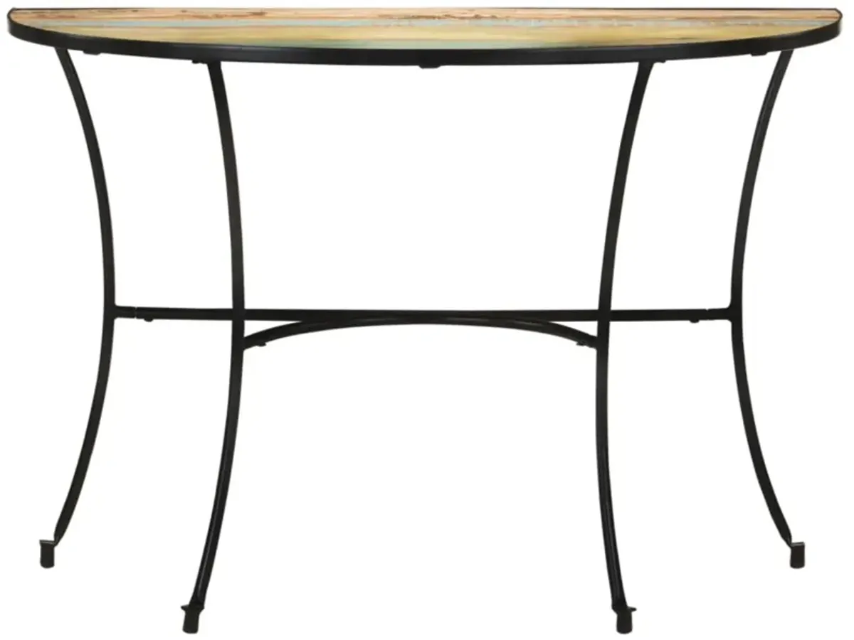 vidaXL Side Table 43.3"x15.7"x30.3" Solid Reclaimed Wood