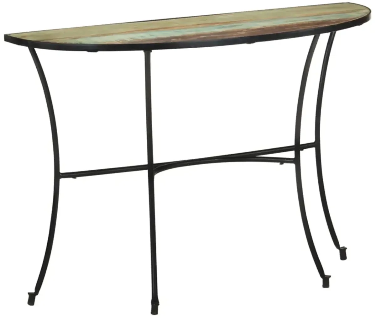 vidaXL Side Table 43.3"x15.7"x30.3" Solid Reclaimed Wood