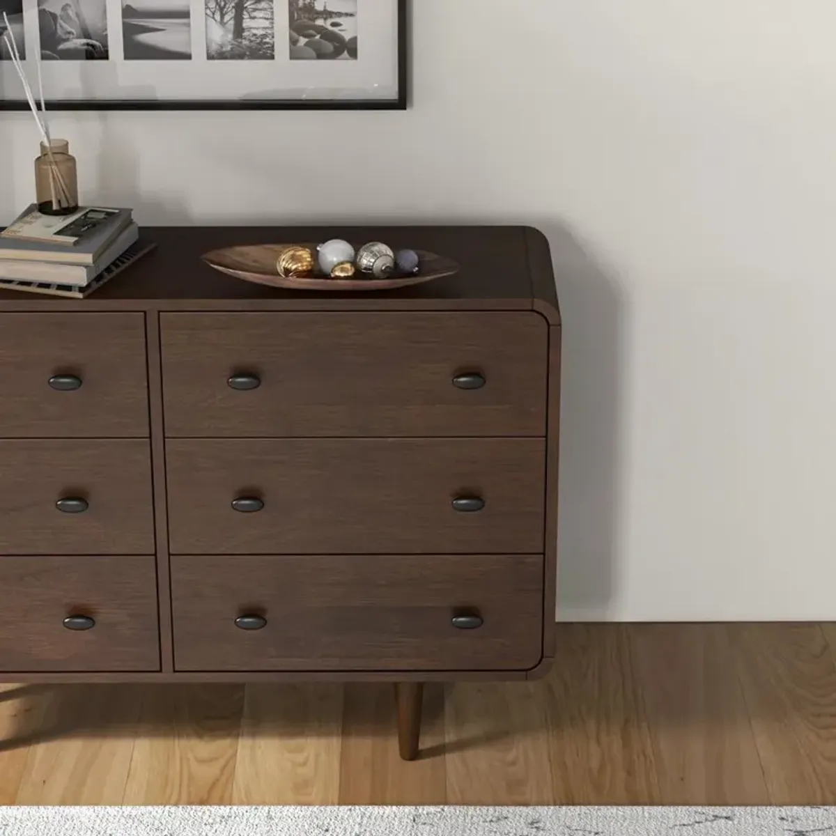 Ashcroft Furniture Co Alexa Mid Century Modern Dresser