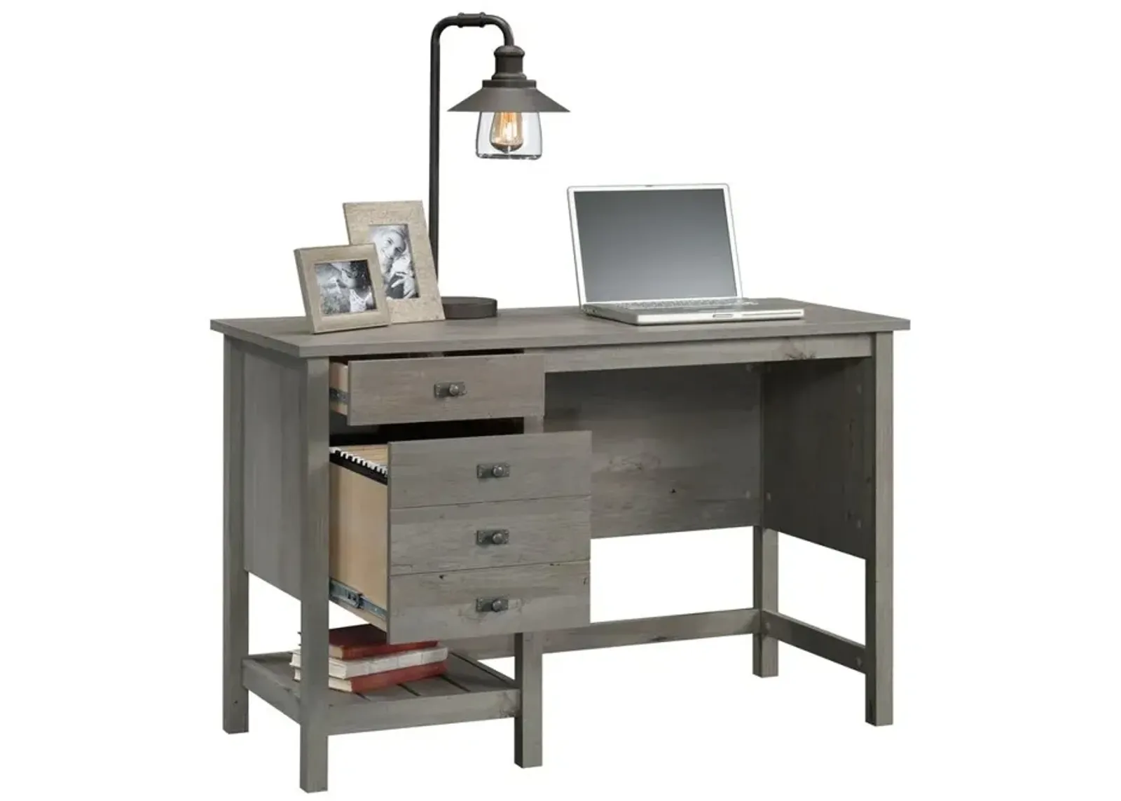 Sauder Cottage Road Single Ped Desk Mo