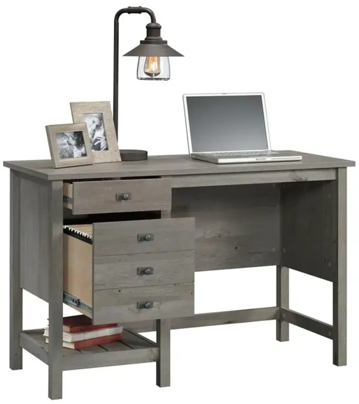 Sauder Cottage Road Single Ped Desk Mo