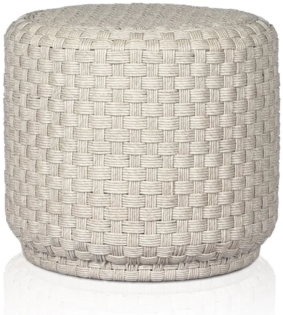 Venetia Vintage White Outdoor End Table