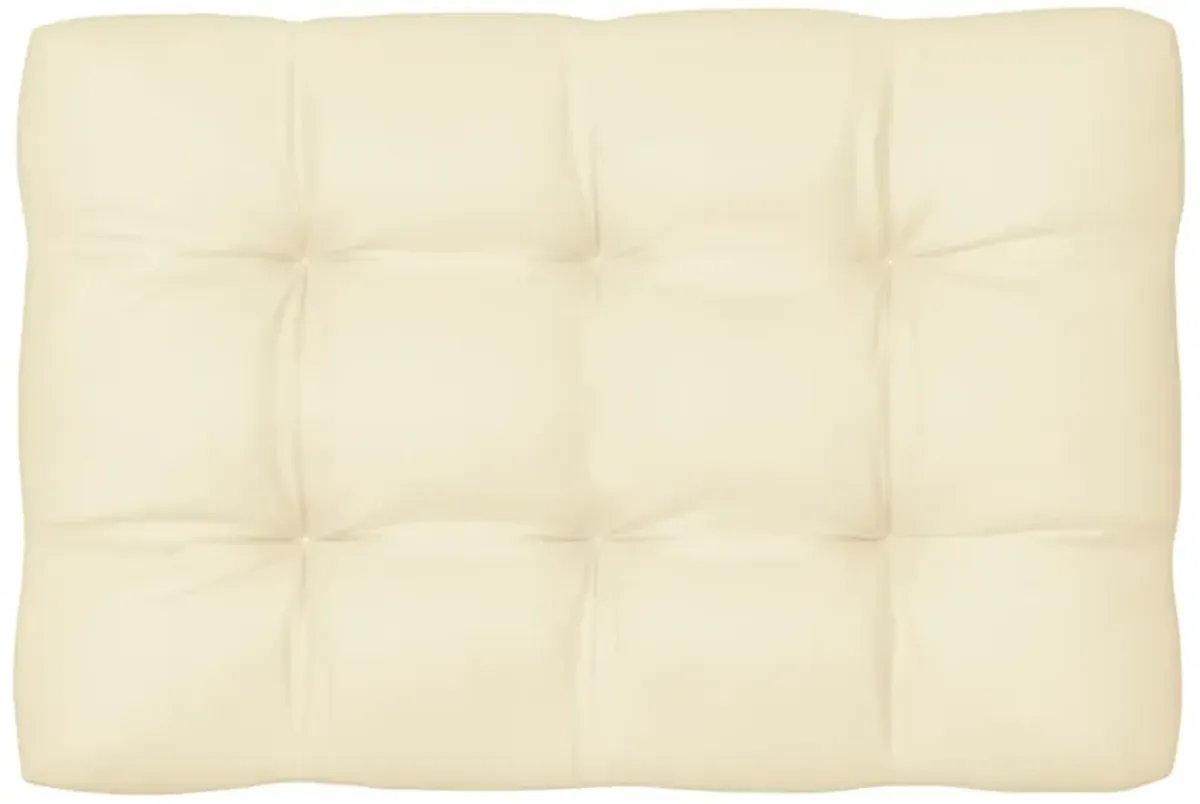 vidaXL Pallet Sofa Cushion Cream 47.2"x31.5"x4.7"