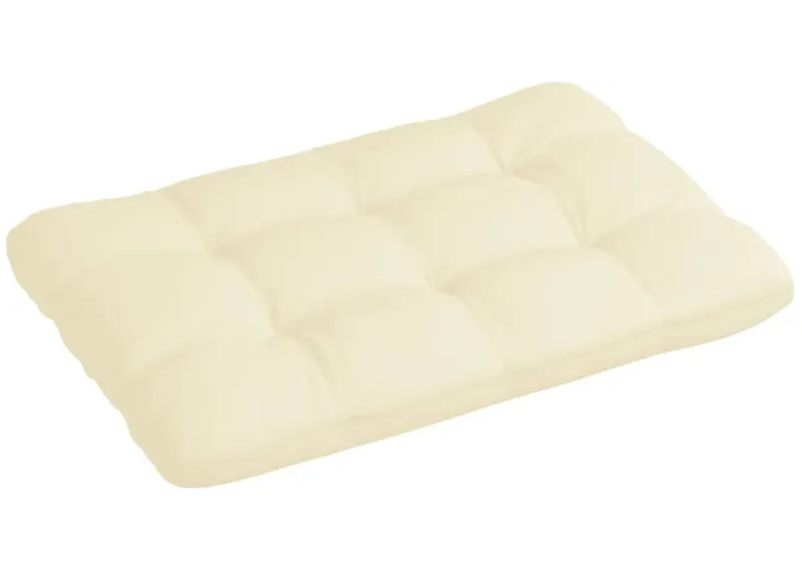 vidaXL Pallet Sofa Cushion Cream 47.2"x31.5"x4.7"