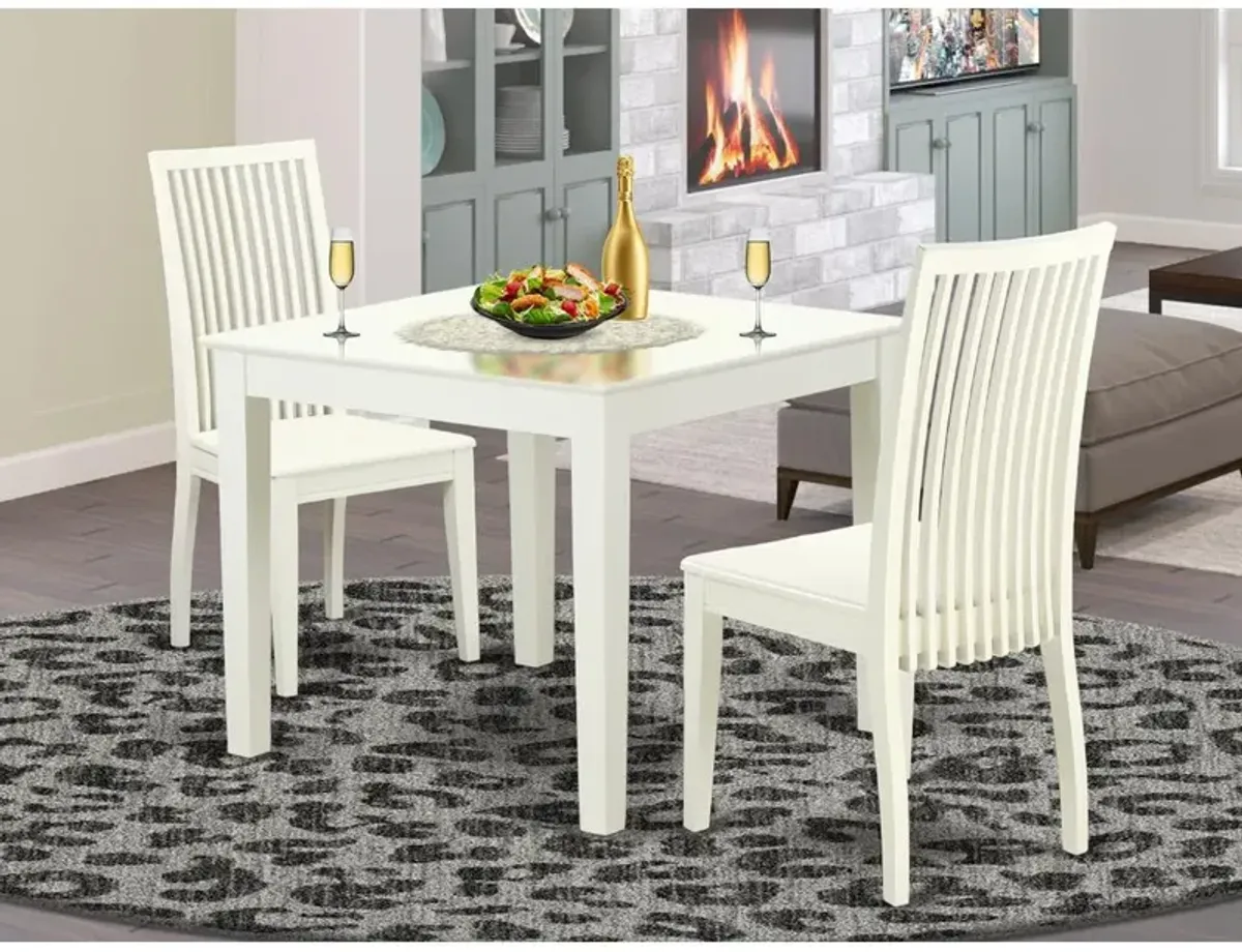 Dining Room Set Linen White