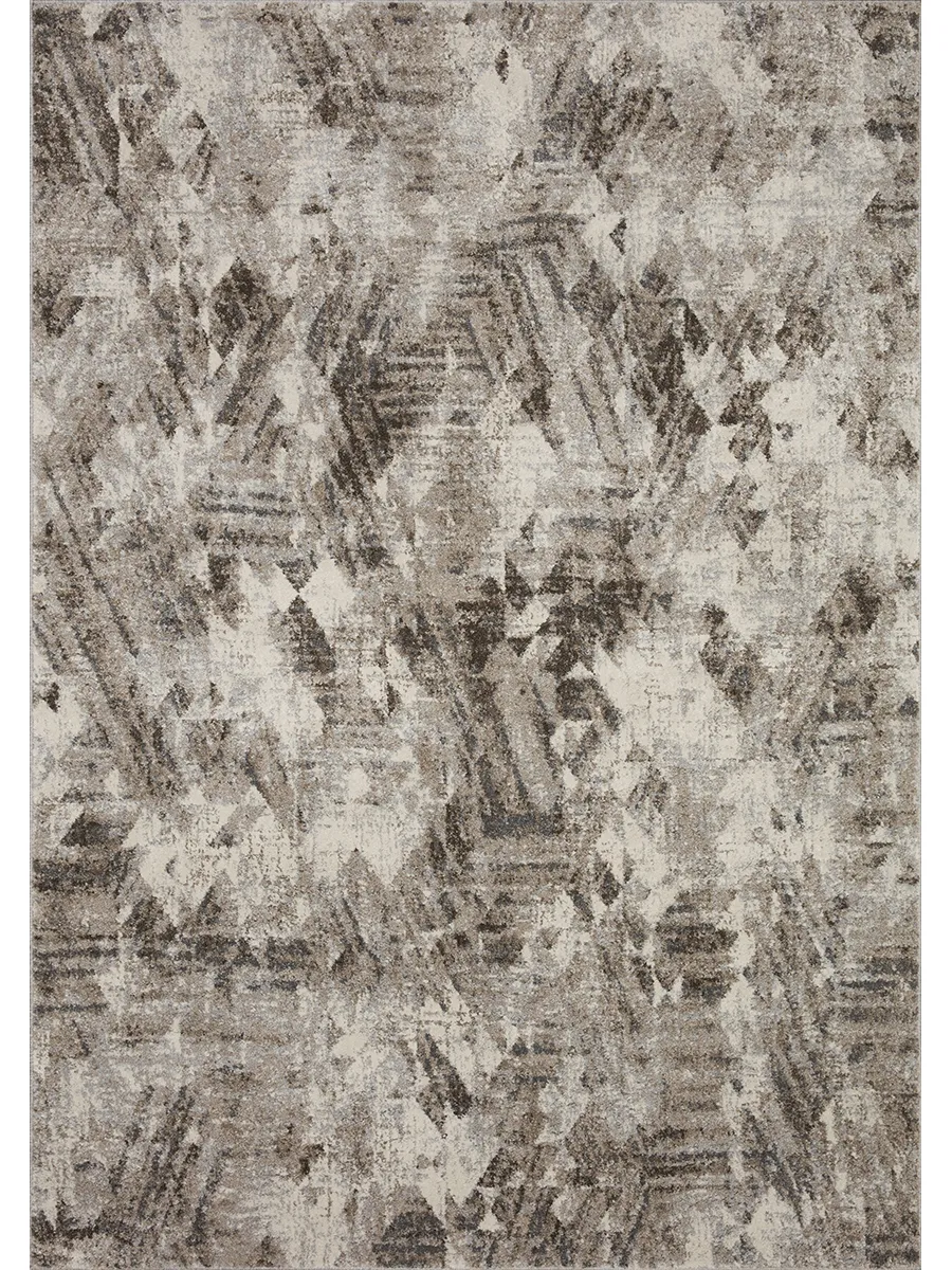 Austen AUS03 Natural/Mocha 6'7" x 9'2" Rug