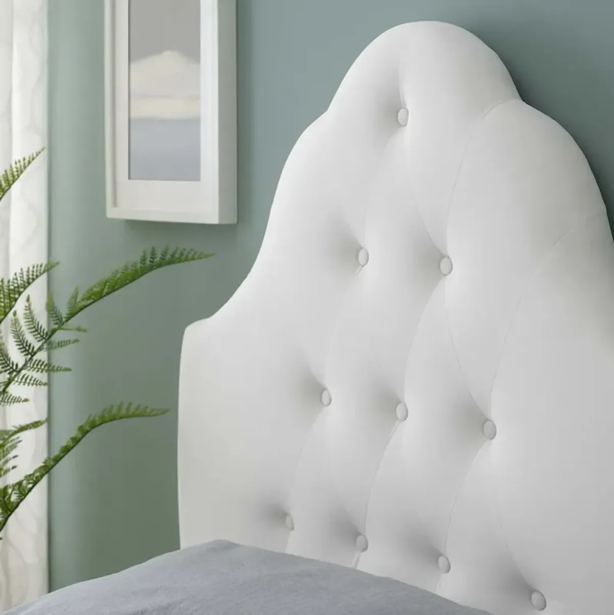 Modway - Sovereign Twin Diamond Tufted Performance Velvet Headboard