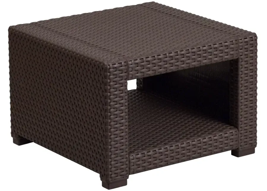 Rattan Patio End Tables