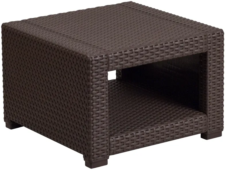 Rattan Patio End Tables