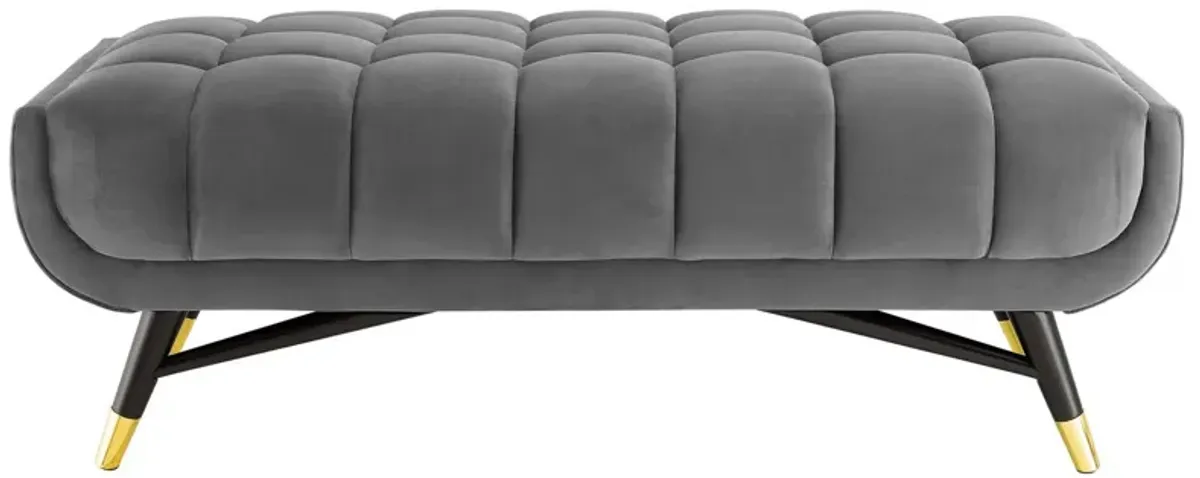 Adept 47.5" Performance Velvet Bench-Benzara