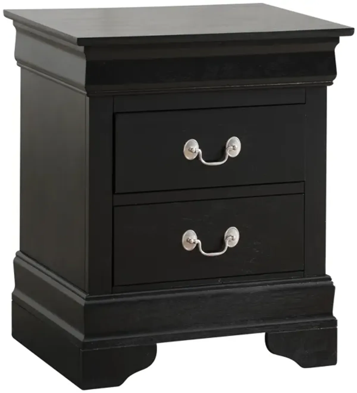 Louis Philippe 2-Drawer Nightstand (24 in. H X 21 in. W X 16 in. D)