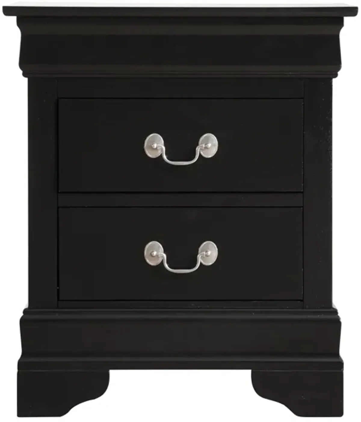 Louis Philippe 2-Drawer Nightstand (24 in. H X 21 in. W X 16 in. D)