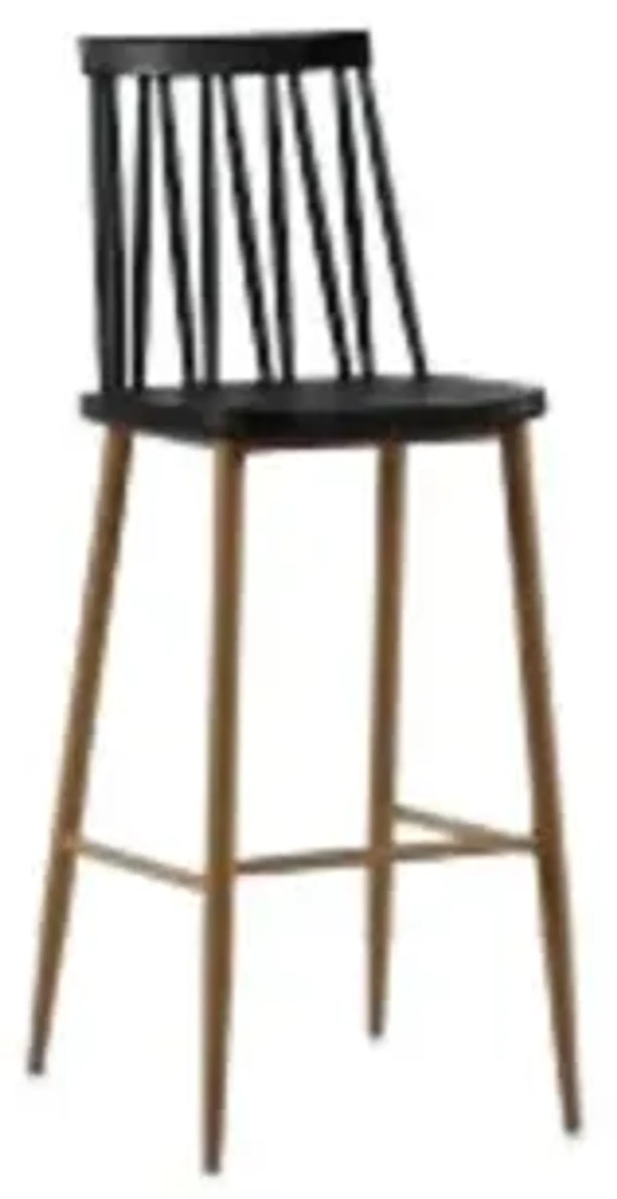 Commerical Seating Products Black Windsor Barstool