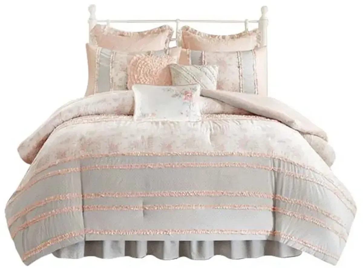 Gracie Mills Ricardo Cotton Percale Comforter Set