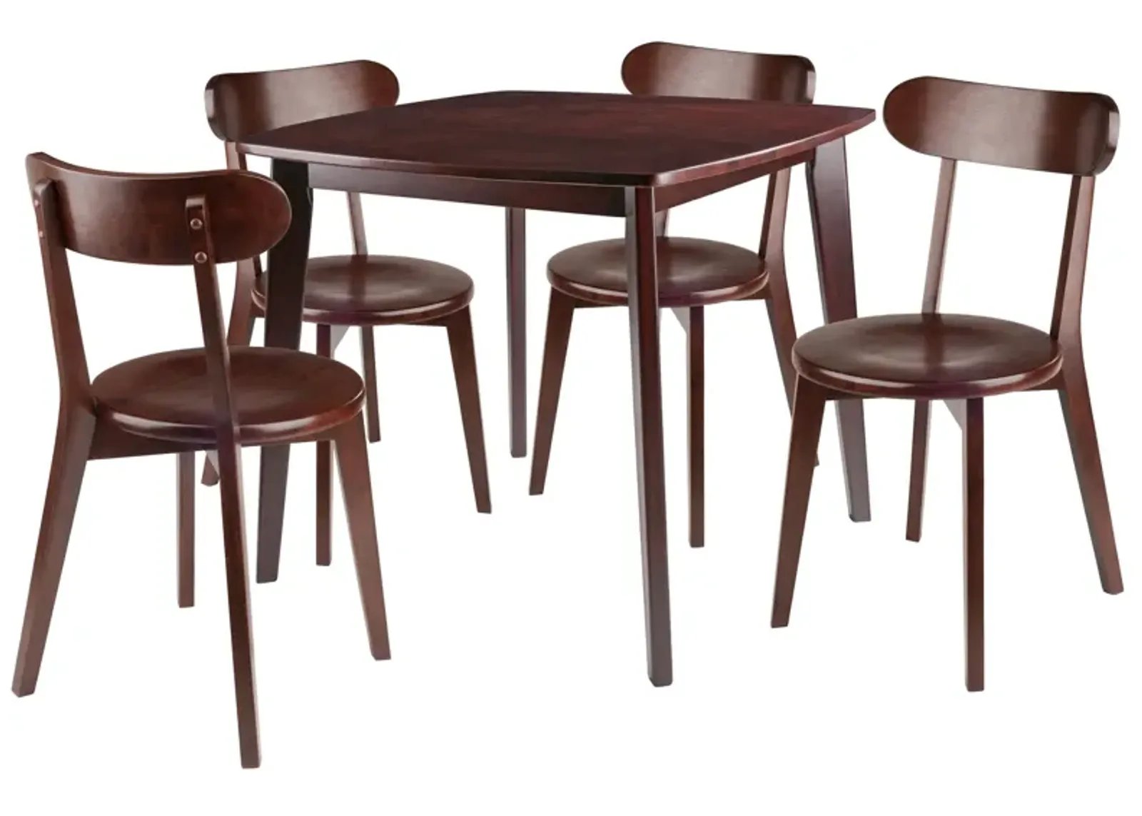 Winsome Pauline, 5 Piece Set, Walnut