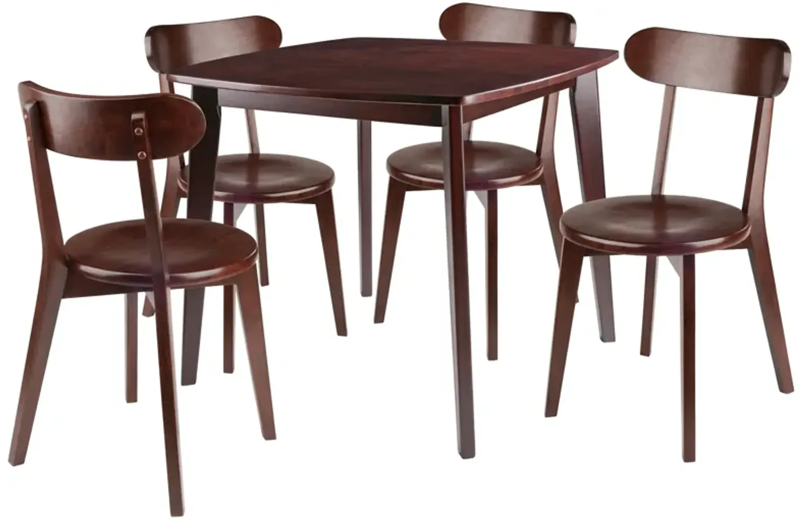 Winsome Pauline, 5 Piece Set, Walnut