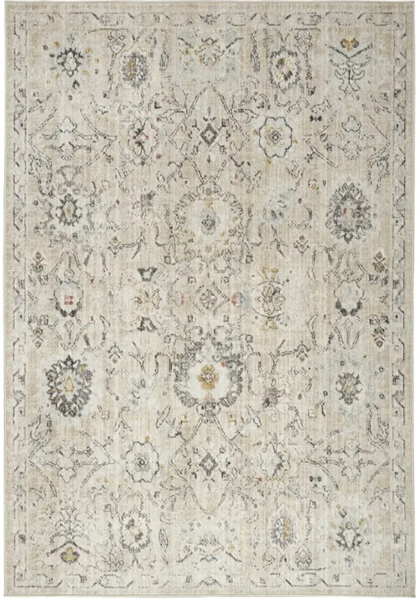 Oushak Home OUS01 Cream 4' x Round Rug