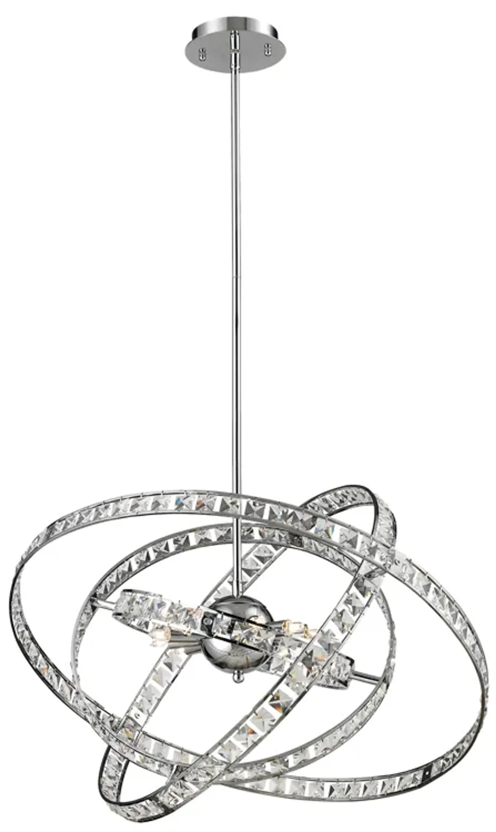 Saturn 24" 6-Light Chandelier