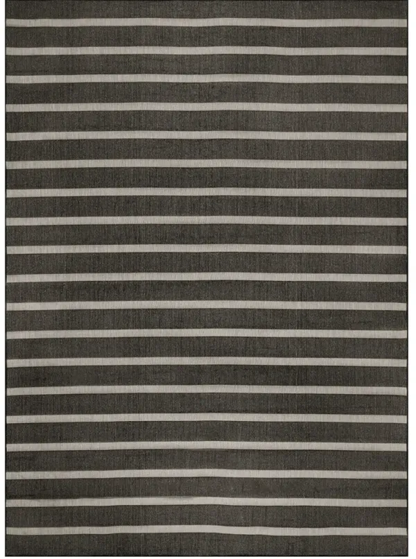 Positano POS03 Black/Ivory 9' x 12' Rug