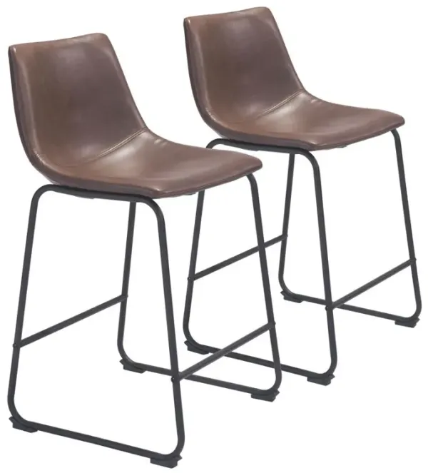 Belen Kox Vintage Espresso Smart Counter Chair Set, Belen Kox