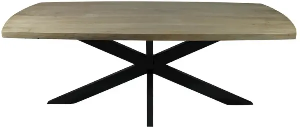 Alex Hamilton Felix Dining Table with Iron Legs