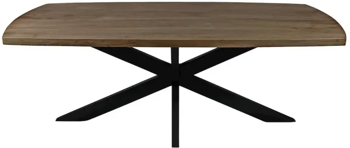 Alex Hamilton Felix Dining Table with Iron Legs