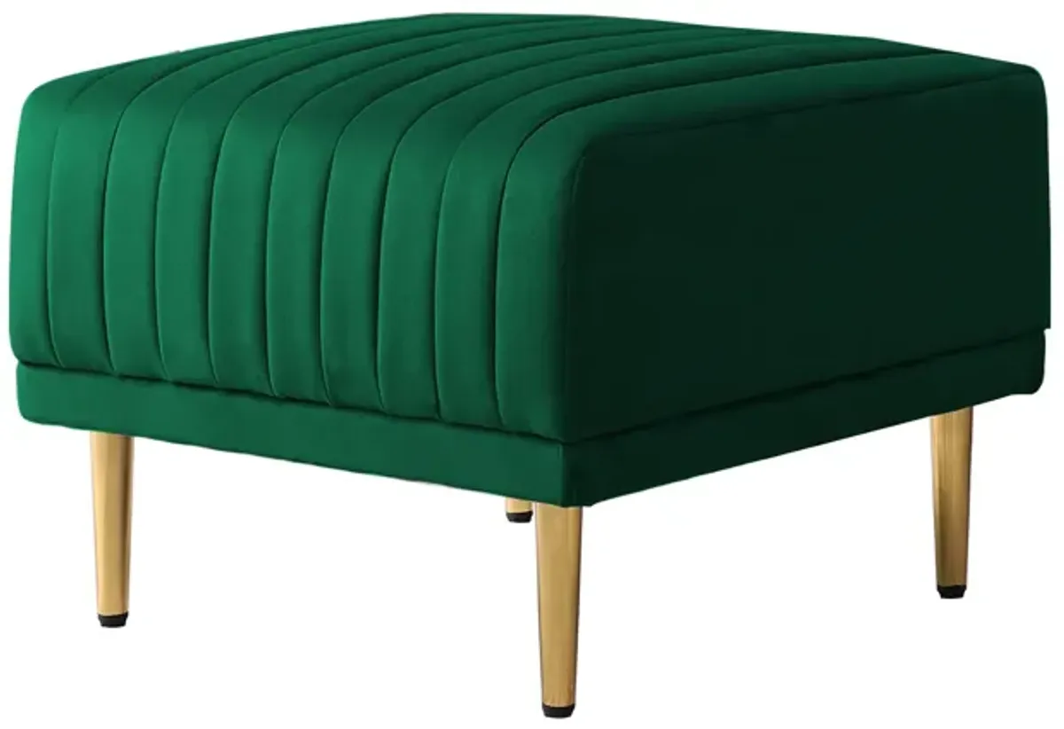 Ottoman Bench For Big Sofas Or Living Room Sofas Green Velvet