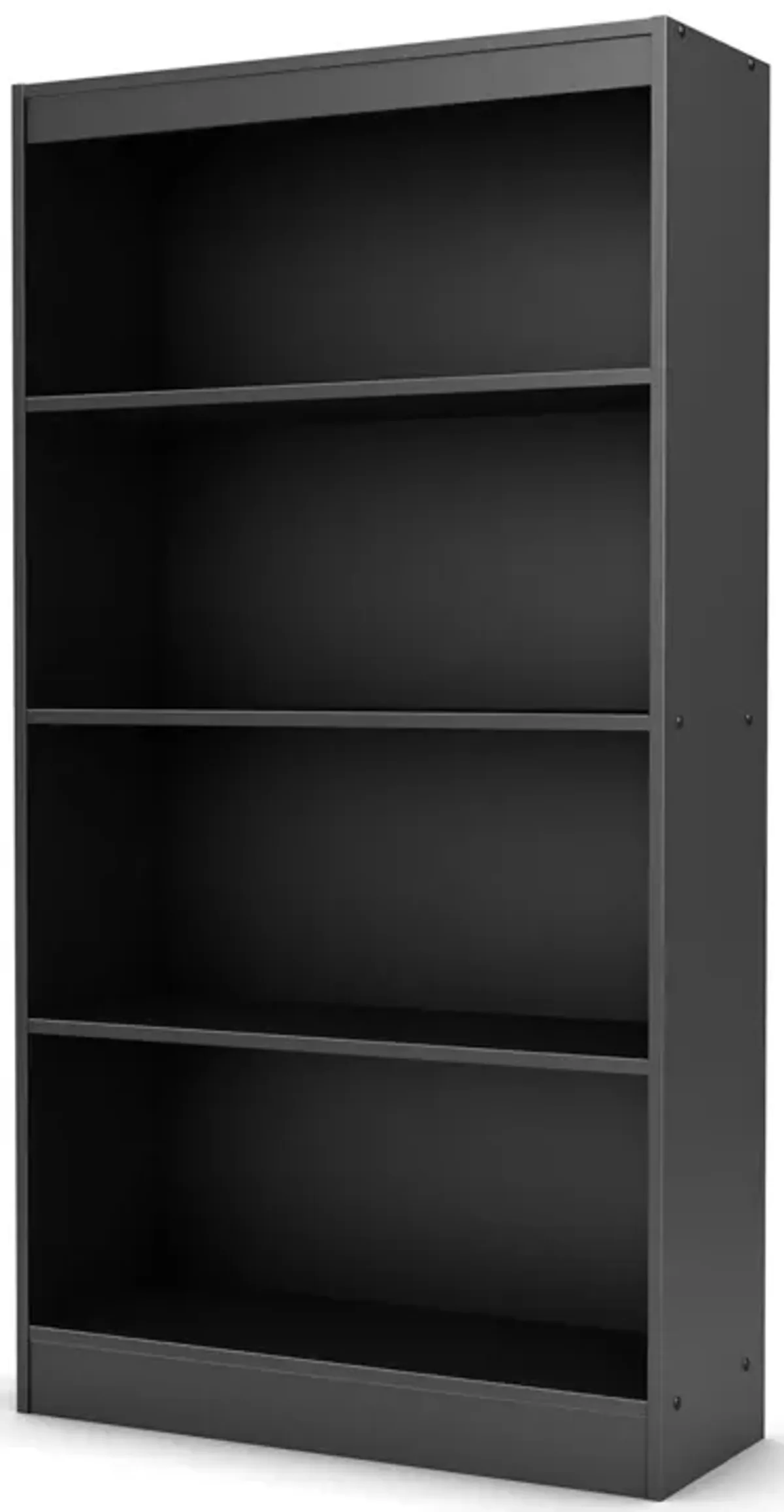 Hivvago Four Shelf Eco-Friendly Bookcase in Black Finish