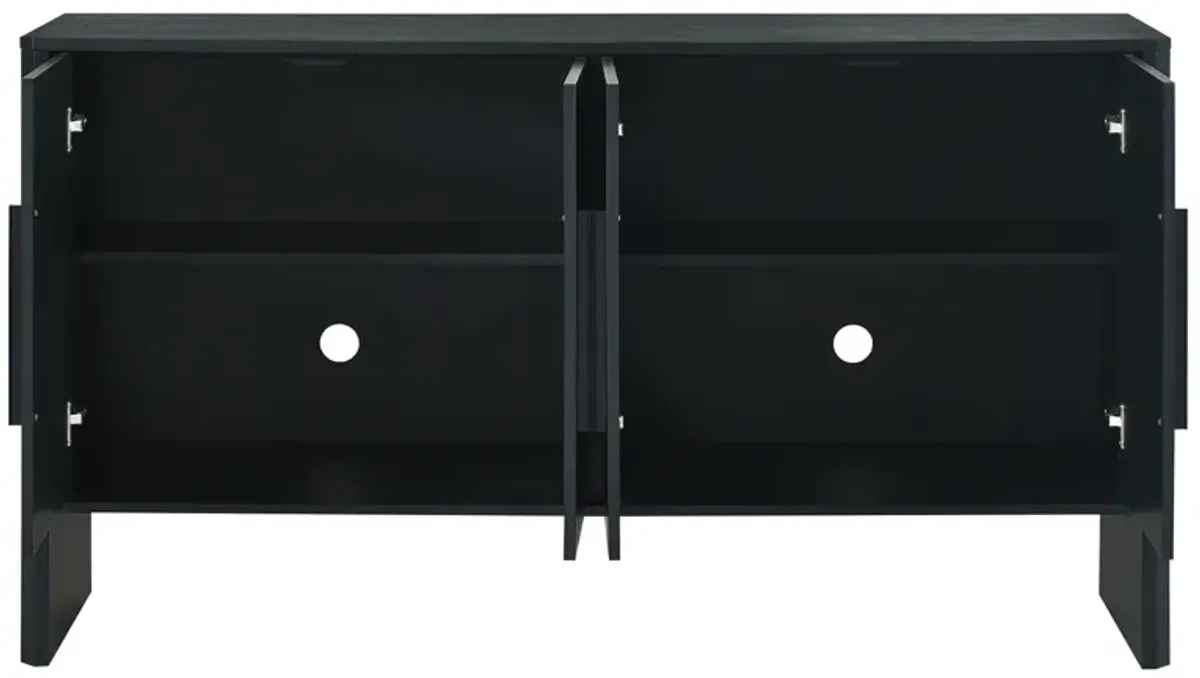 Merax Retro Sideboard Cabinet with Adjustable Shelves