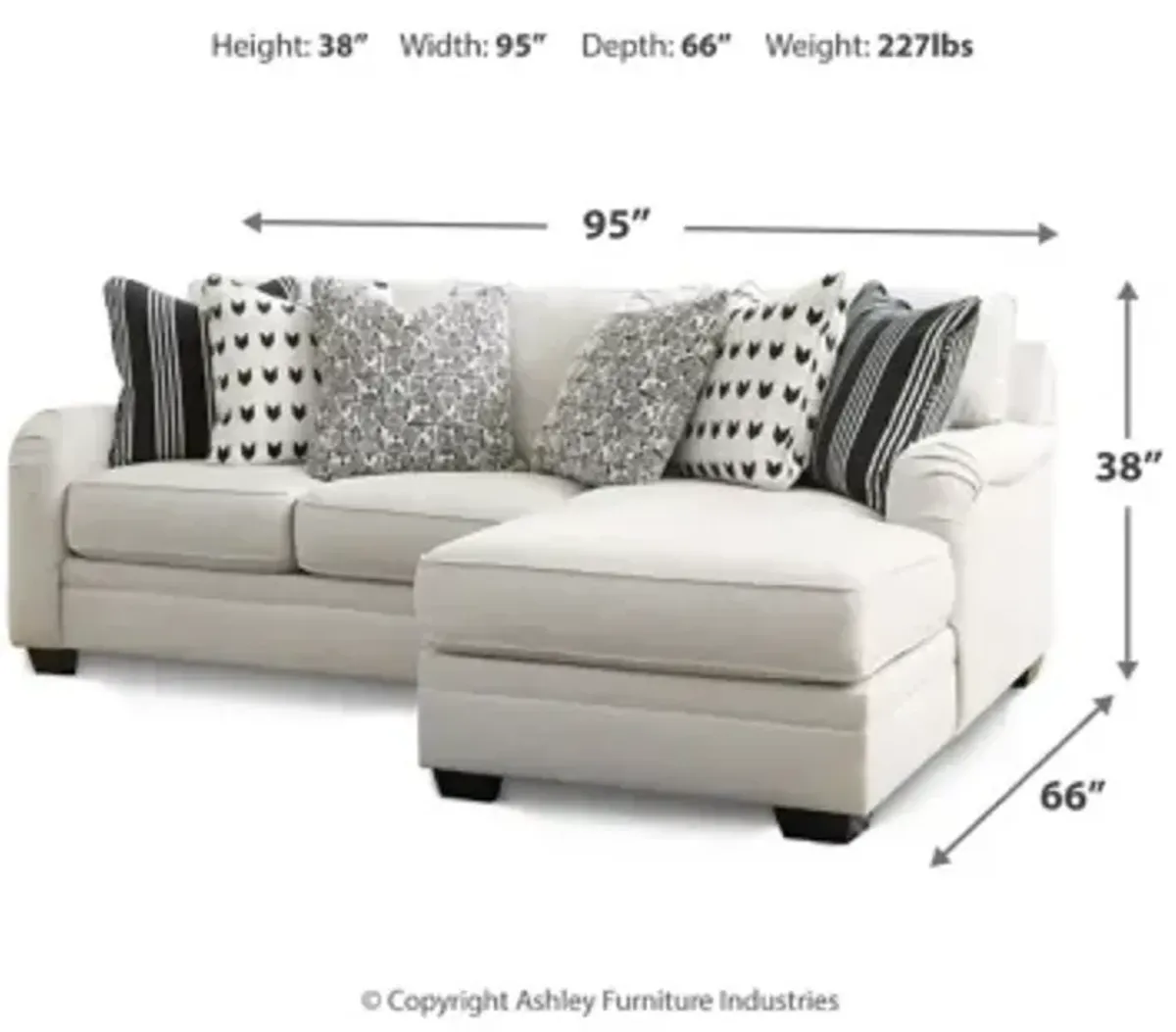 Huntsworth 2-Piece Sectional with Chaise