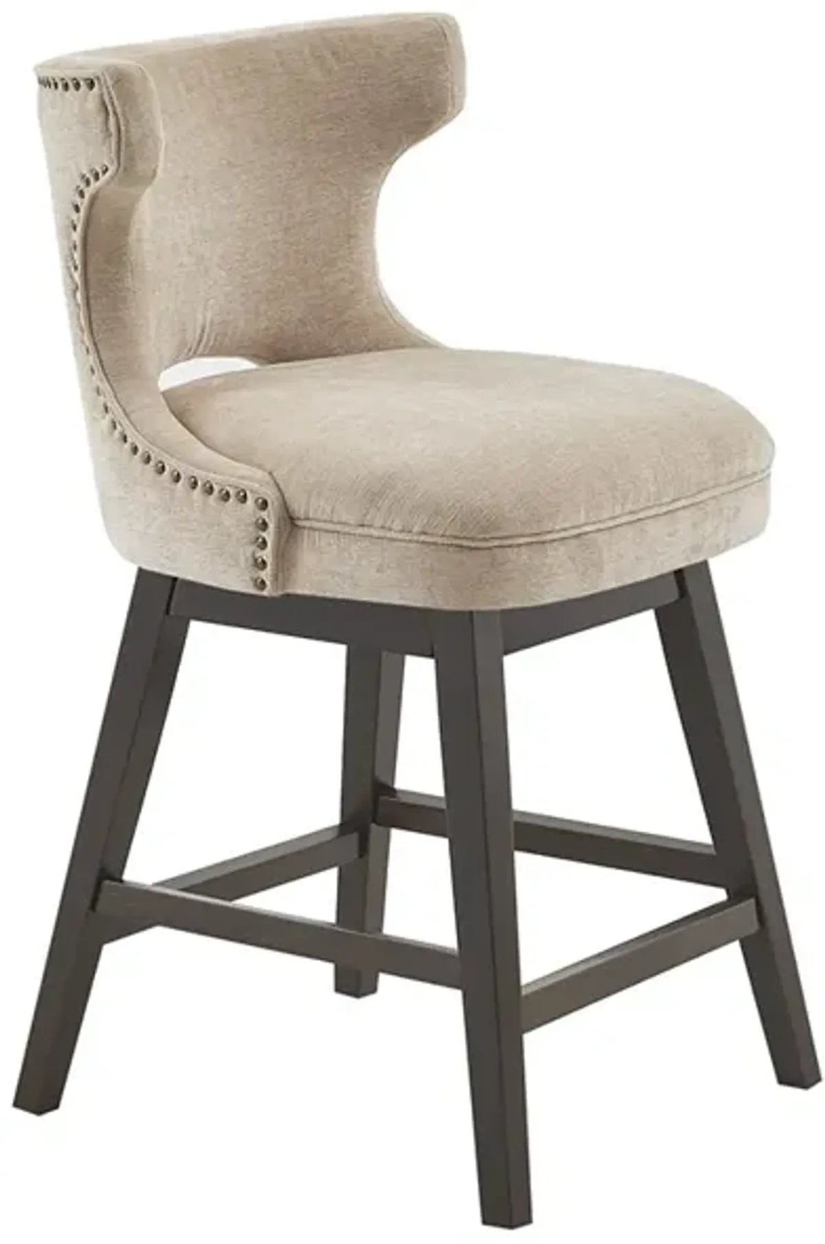 Gracie Mills Paula Transitional Swivel Counter Stool 25.75