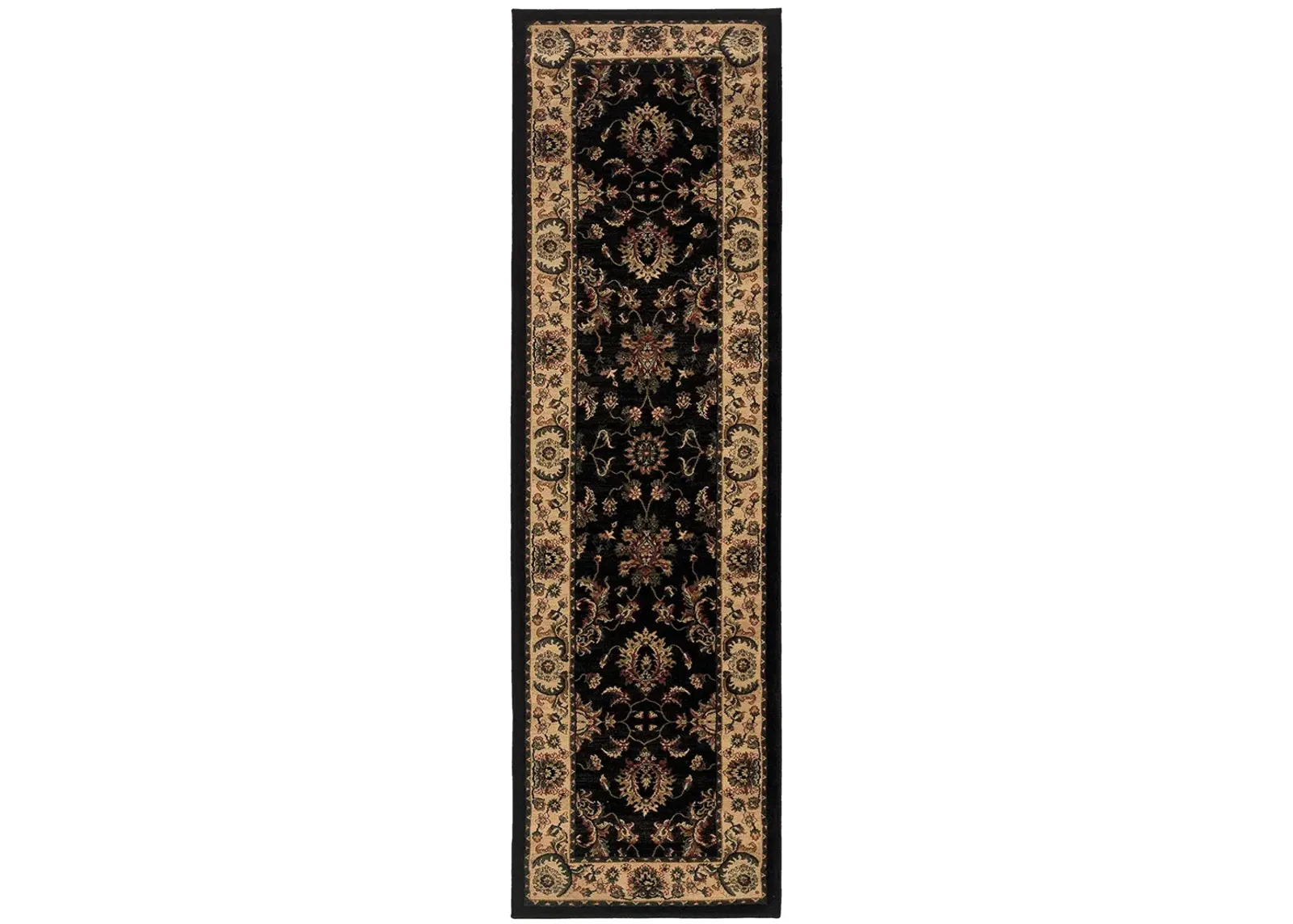 Ariana 2'3" x 7'9" Black Rug