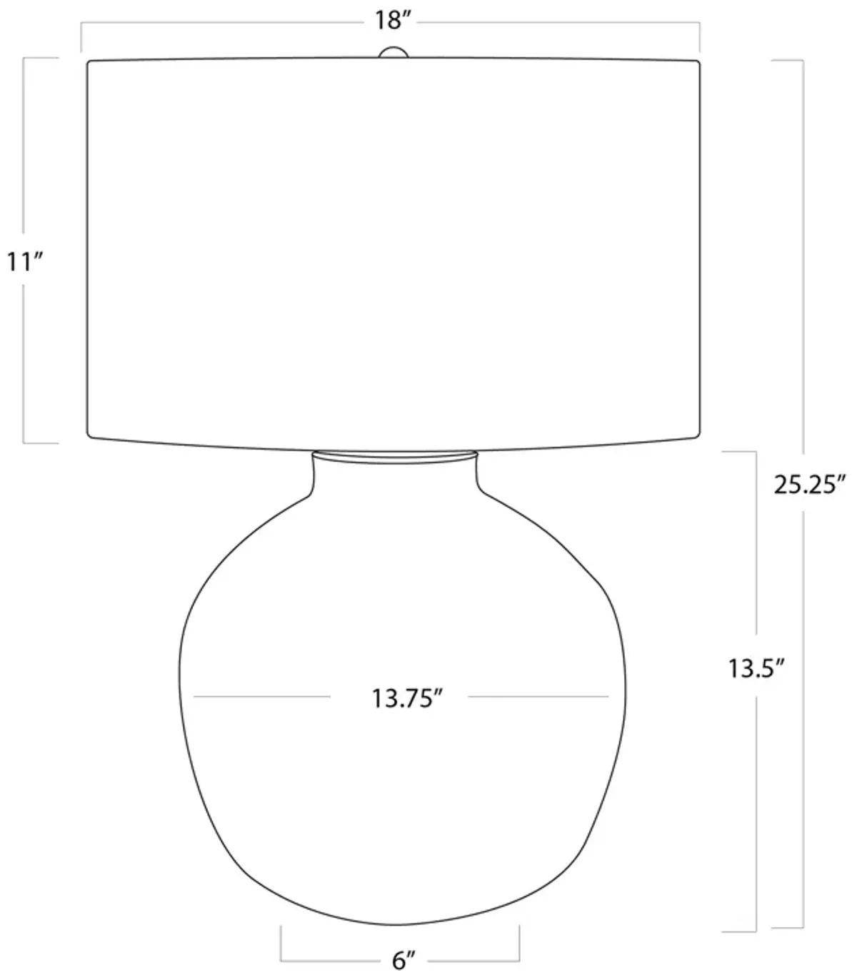 Freesia Glass Table Lamp