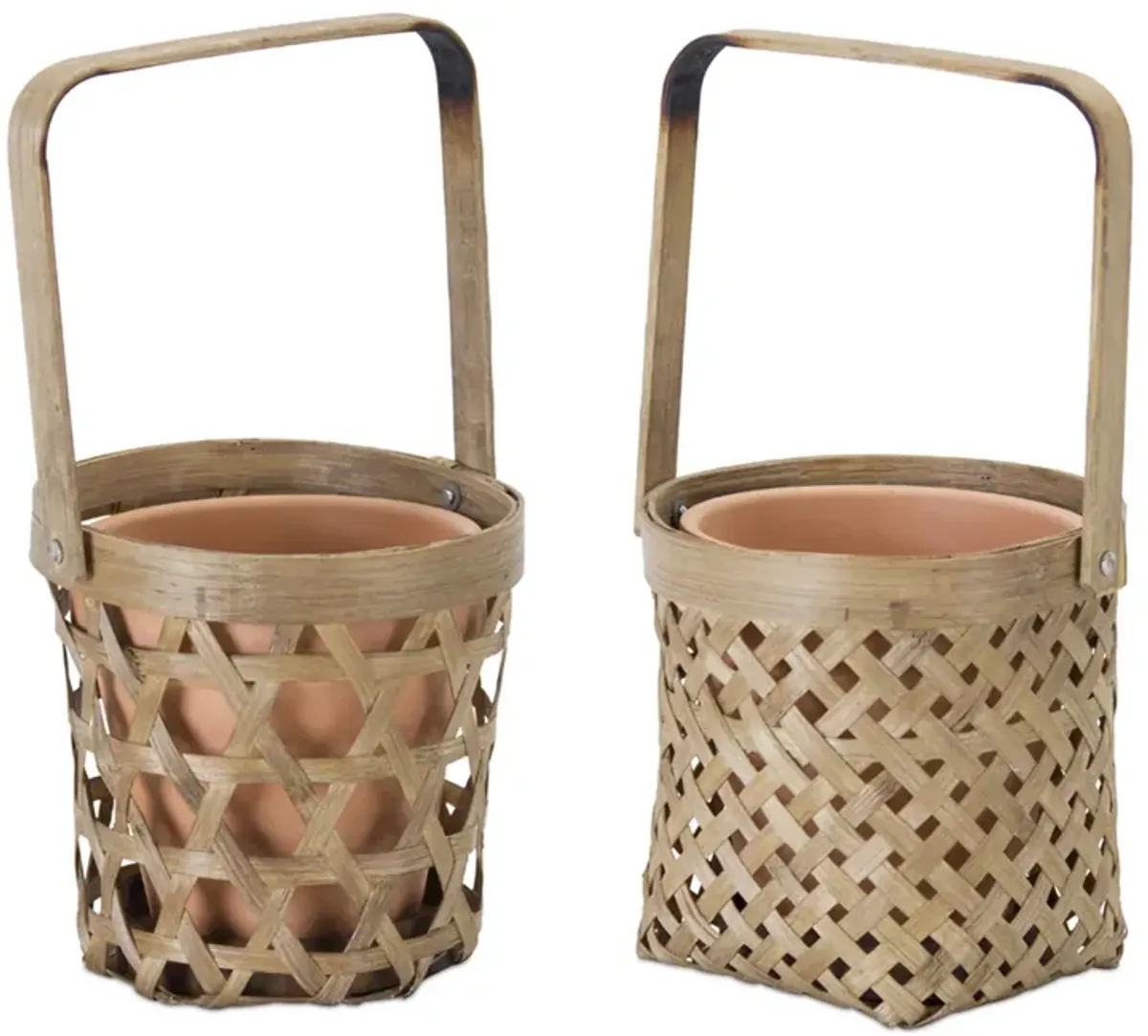 Basket/Pot Holder Set of 6 - Versatile Storage and Planter Organizers for Home