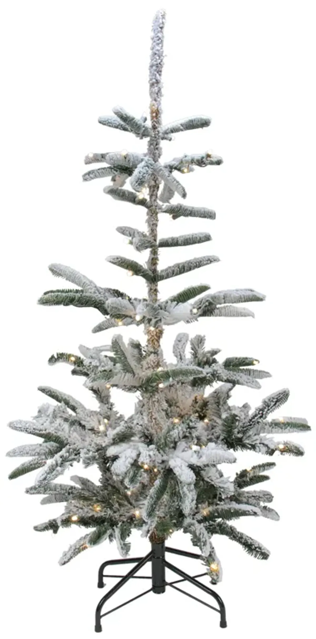 4.5' Pre-Lit Noble Fir Artificial Christmas Tree  Warm Clear LED Lights