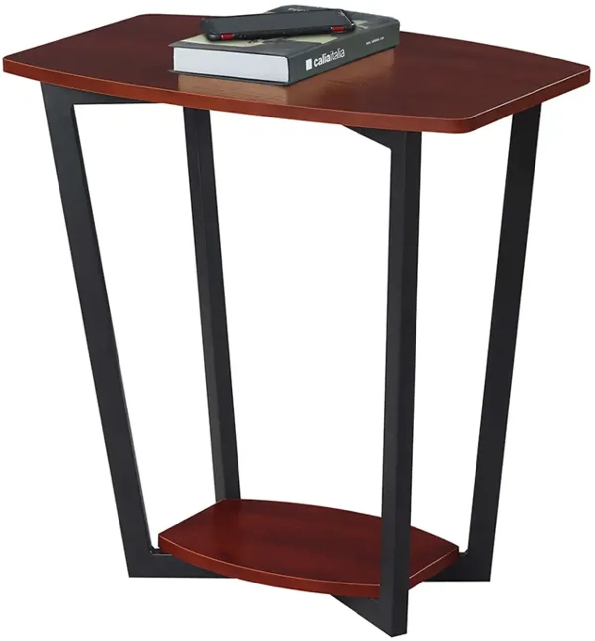 Graystone End Table with Shelf