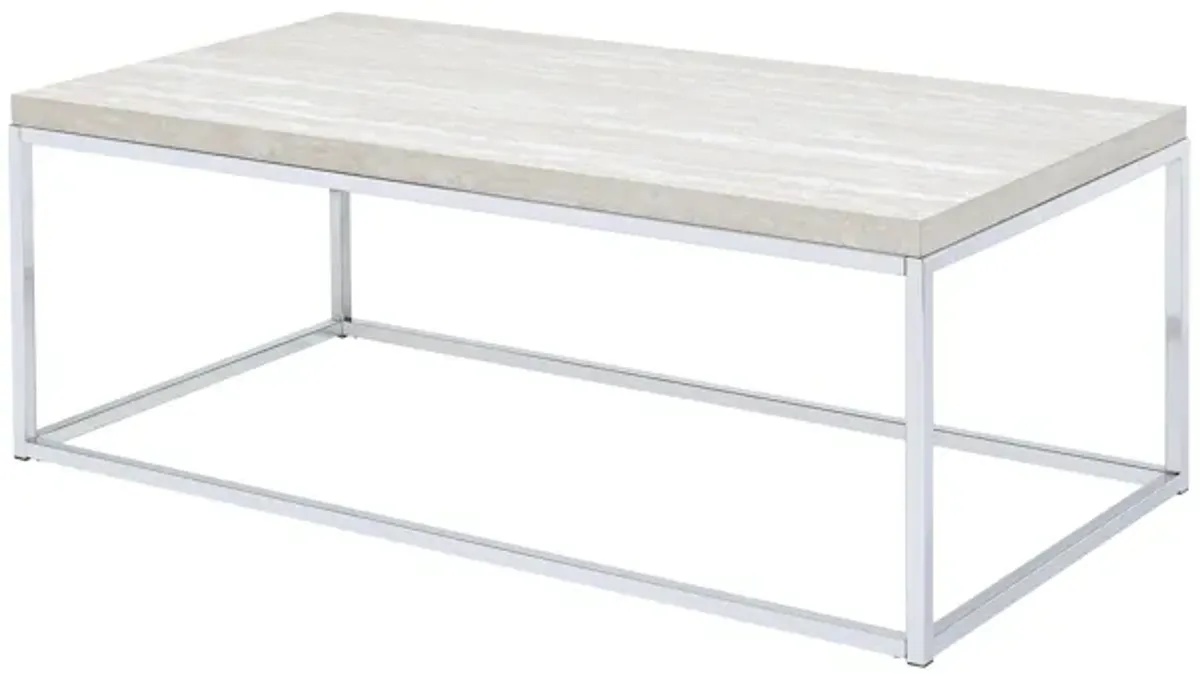 ACME Snyder Coffee Table, Chrome