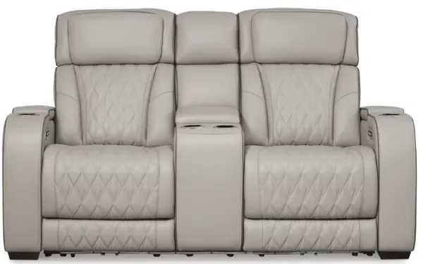 Boyington Gray Power Reclining Loveseat
