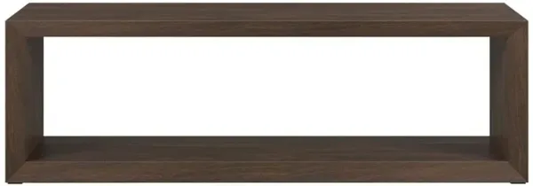 Hudson&Canal Osmond 58 Wide Rectangular Coffee Table in Alder Brown