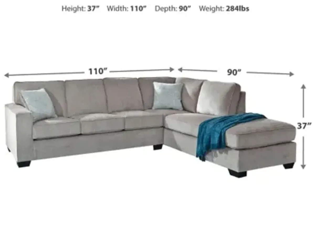 Altari 2PC Sleeper Sectional W/Chaise