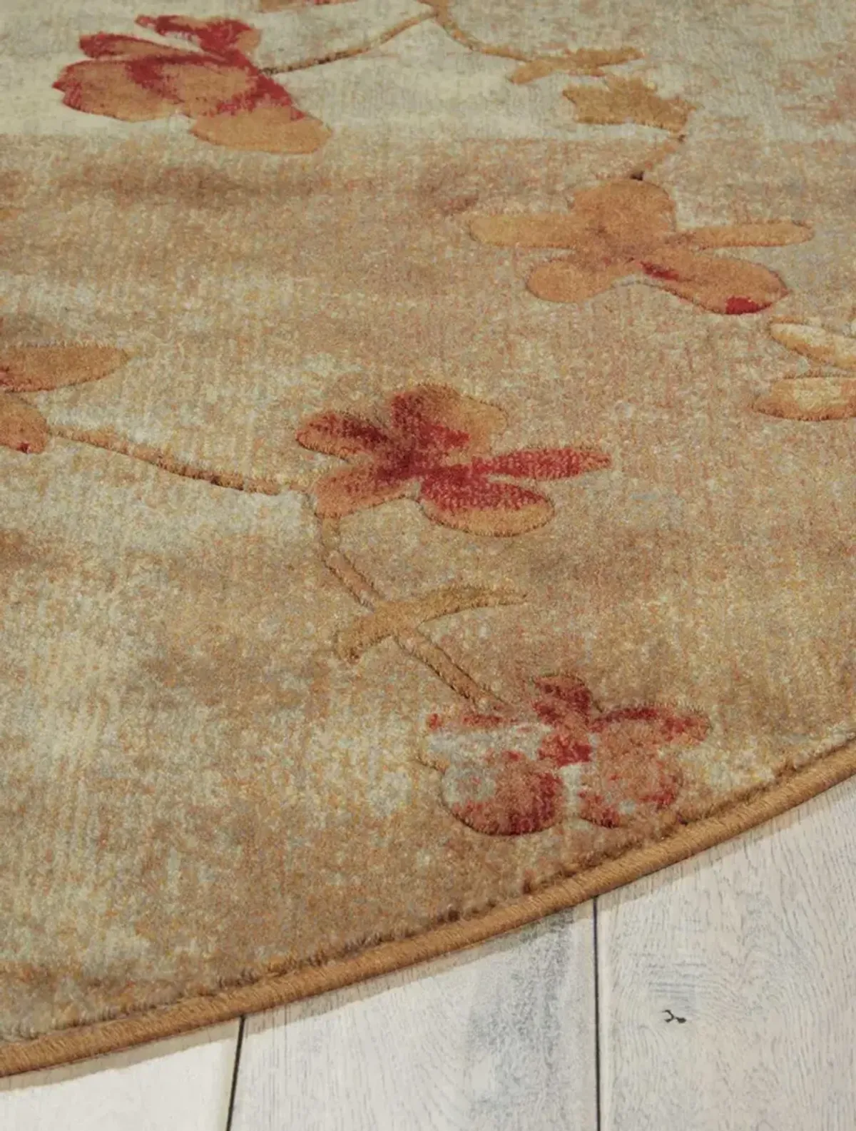 Somerset ST64 Multicolor 5'6" x Round Rug